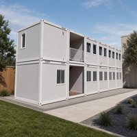 Maison conteneur préfabriquée écologique 20 pieds 40 pieds, cabine modulaire portable, maison conteneur pliable 40 pieds pour école