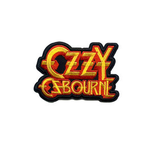 Kustom tambalan grosir dibuat besi pada Transfer panas persegi nama merek kustom bordir musik Patch untuk Tshirt tas - Product Image 2