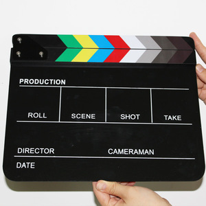 Tableau magnétique en acrylique pour réalisateur de cinéma, tableau noir avec gomme, tableau de claquement pour réalisateur, ardoise pour les fans de cinéma - Product Image 4
