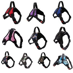 Pet Accessories Adjustable Fashion Nylon Breathable Reflective <b>No</b> <b>Pull</b> Luxury Vest Pet Dog <b>Harness</b> for Dog Cat - Product Image 1