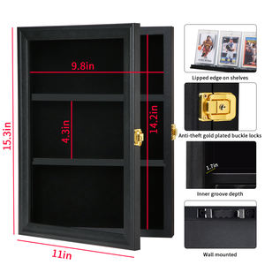 98% Protection UV acrylique sport carte vitrine verrouillable collecteur de cartes à collectionner support d'affichage mural - Product Image 5