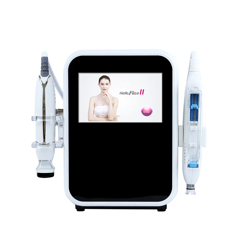 2 In 1 Hello Face Plus Rf Needle-free Injector Skin Tightening Meso No-needle Mesotherapy Device