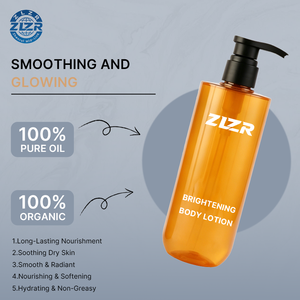 Lotion corporelle éclaircissante et apaisante ZLZR au curcuma, vitamine C et rétinol, anti-acné, pour femmes, parfum orange, 300 ml, matin - Product Image 2