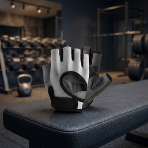 Men <b>Half</b> Finger Workout Training Gloves Premium Breathable Anti <b>Slip</b> OEM ODM Wholesale Factory Manufacturer - Product Image 4