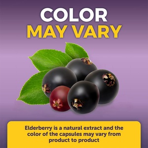 เอลเดอร์เบอร์รี่คุณภาพสูง ผสมวิตามินซีและซิงค์ 120 แคปซูล ซัมบูคัส เอลเดอร์เบอร์รี่ อาหารเสริมเสริมภูมิคุ้มกัน - Product Image 6