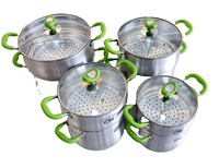 Ensemble de pot couscous en aluminium