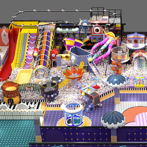 Nouvelle grande salle de jeux commerciale interactive pour enfants, centre de jeux pour la maternelle, équipement de terrain de jeu intérieur personnalisé - Product Image 2