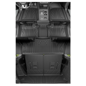 Tapete para Respaldo Trasero, Tapete para Maletero Compatible con Dodge <span class=keywords><strong>Durango</strong></span> 2016-2024, Tapete para Maletero de TPE Duradero - Product Image 1