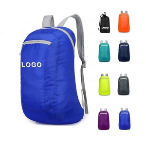 Customized Designer Promotion Cheap Casual Sports Lightweight <b>Waterproof</b> Nylon Foldable Travel Hiking <b>Backpack</b> - Product Image 1