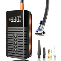 avec batterie 6000Mah gonfleur de pneus compresseur d'air petit 12V Dc pompe à Air compresseur d'air gonflable