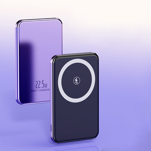Cargador inalámbrico rápido ultrafino mini 5000mAh Banco magnético 15W - Product Image 4