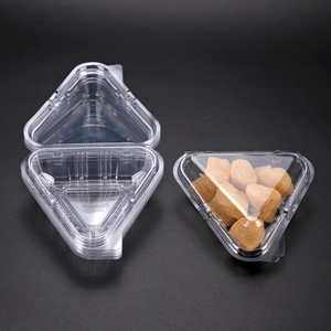 Op maat gemaakte transparante voedselverpakking van PET-plastic, wegwerpbaar clamshell doosje voor groenten, fruit, druiven, lychees en kersen - Product Image 6