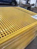Clôture de Sécurité en Treillis Soudé en Acier Galvanisé Premium pour Atelier – Clôture d'Isolation Découpée et Pliée