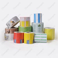 Rouleau d'étiquettes de bouteille imperméables de produits de soins de beauté autocollant d'impression d'étiquette de soin de corps de bain de logo privé personnalisé