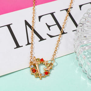 Para <span class=keywords><strong>Harry</strong></span> <span class=keywords><strong>Potter</strong></span> Diseño de nicho simple Casa de mago Sombrero de clasificación Collar DE <span class=keywords><strong>PIEDRA</strong></span> FILOSOFAL Collar con colgante de moda versátil - Product Image 3