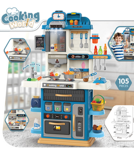 Ensemble de cuisine en plastique pour enfants avec boîte à fruits à découper pour faire semblant de cuisiner - Cadeau du Nouvel An unisexe - Product Image 6