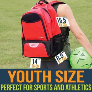Sac à dos de football BSCI, grand sac de sport pour hommes et femmes, personnalisable avec compartiment pour ordinateur portable, idéal pour le football. - Product Image 5