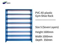 7-stufiges Anpassbares Schuhregal JMDS-1014 zum Fabrikpreis, Einfache Installation, Wasserdicht, Feuchtigkeitsbeständig, Vielseitig Einsetzbar