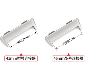 Connecteur de <span class=keywords><strong>bracelet</strong></span> de <span class=keywords><strong>montre</strong></span> en métal en acier inoxydable 316L pour <span class=keywords><strong>Oppo</strong></span> <span class=keywords><strong>Watch</strong></span> 1/2 41mm 42mm <span class=keywords><strong>46mm</strong></span> adaptateur de <span class=keywords><strong>bracelet</strong></span> - Product Image 3