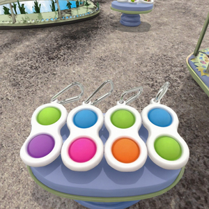 Mini jouets sensoriels Pop Push It pour enfants, en silicone, simples à presser, pour soulager le stress et l'anxiété, adaptés aux enfants autistes - Product Image 3
