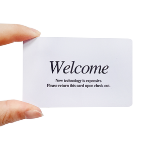 Cartes RFID de bienvenue 13,56 MHz en gros, cartes NFC professionnelles, cartes PVC RFID pour chambres d'hôtel - Product Image 2