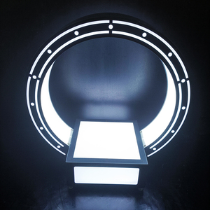 Modern Style LED Luminous Bottle Glorifier <strong>Display</strong> Round Stainless Steel Wine <strong>Rack</strong> Remote Control for Nightclub Bar Wine <strong>Shelves</strong> - Product Image 1