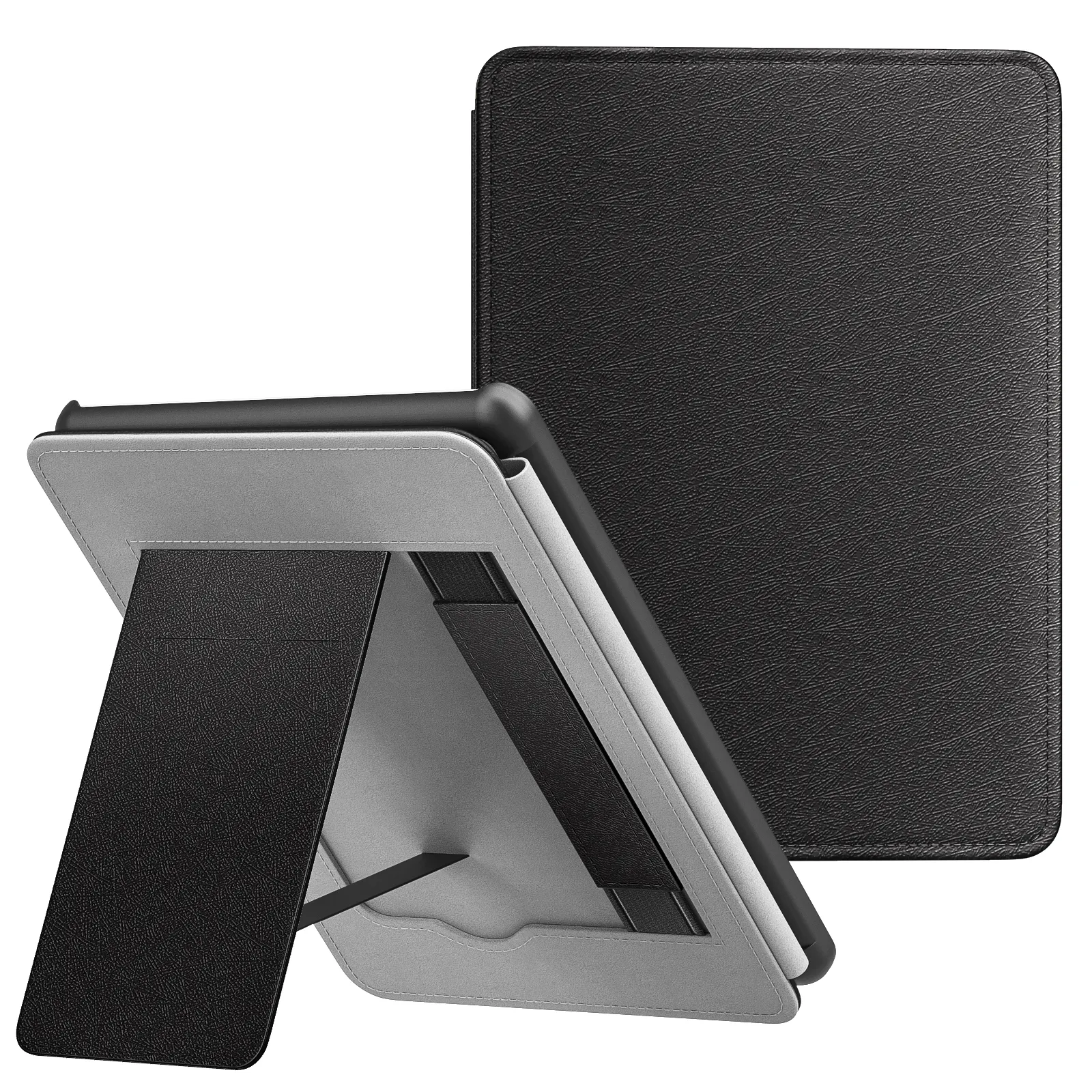 MoKo Lightweight PU Leather Cover Stand Shell with Hand Strap cover case for kindle Paperwhite 2021
