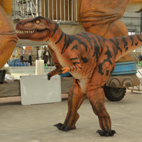 Costumes de dinosaures personnalisés, modèle animatronique réaliste, costume de dinosaure interactif pour les activités des parcs d'aventure