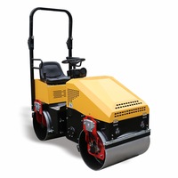 Compacteur vibrant à double tambour diesel refroidi par eau - Mini-compacteur durable pour le compactage du sol et de l'asphalte
