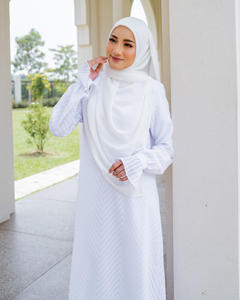 SIPO Eid oración islámica Ropa Étnica tradicional cubierta completa 2 uds Hijab con vestido musulmán Telekung Robe Jilbab Ramadan Khimar - Product Image 3