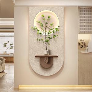 Lámpara de Pared 3D con Diseño de Pintura Abstracta en Piedra Arenisca, Decoración para Entrada, Hogar, Pasillo, Arte Mural LED Personalizado - Product Image 6