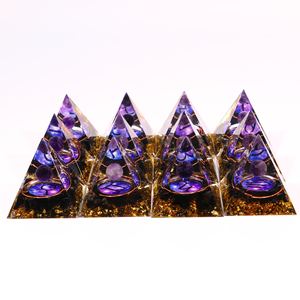 Orgone pirámides cristal <span class=keywords><strong>piedra</strong></span> preciosa <span class=keywords><strong>para</strong></span> decoración del hogar energía EMF protección piedras Chips espiritual Fengshui artesanía otro cristal - Product Image 5