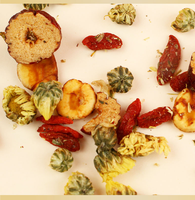 Teh Herbal Buah Bunga Alami Delapan Khasiat, Bebas Kafein, Teh Herbal Mawar Goji, Minuman Vitalitas Harian, Kemasan Satuan