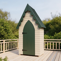 Abri de jardin en bois portable, robuste, écologique et durable pour outils, idéal pour la cour, le jardin, la terrasse et la pelouse