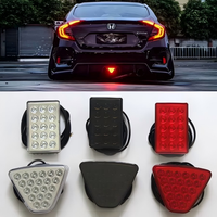 12V Wasserdichtes F1-Renn-LED-Bremslicht, Quadratische & Dreieckige Form Auto-Heck-Antikollisions-Blitzbremsleuchte
