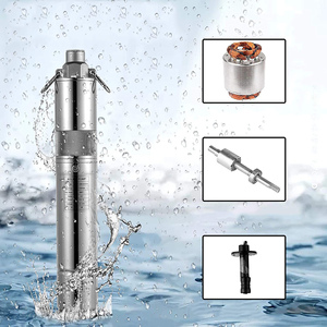 Pompes solaires submersibles pour puits profonds kepeida 4DSC2.6/130-D72/1000 4 pouces DC 72V 1100W, kits de pompes à eau à vis pour l'irrigation - Product Image 2