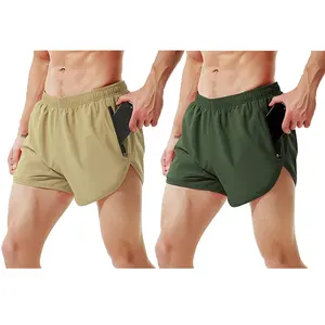 Wholesale High Quality Quick Dry Sports Wear Cotton Jogger Short Custom Fitness Running Workout Running Shorts Men