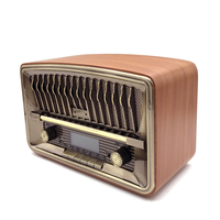 Hadiah Promosi casing kayu Retro Vintage portabel Radio Am/Fm Sw 3 Band Nasional