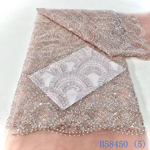 Abiti da sposa di lusso con <span class=keywords><strong>pizzo</strong></span> Guipure ricamato morbido tessuto a rete <span class=keywords><strong>motivi</strong></span> floreali per <span class=keywords><strong>abito</strong></span> da sposa o uso decorativo - Product Image 5