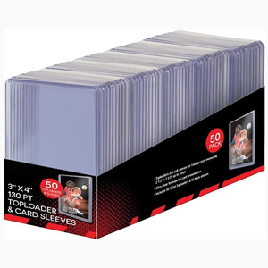 Porte-cartes PVC personnalisé 35PT, Top Loaders, pochettes pour cartes en plastique 3x4, <span class=keywords><strong>ultra</strong></span> <span class=keywords><strong>Pro</strong></span> Toploader pour cartes de sport, cartes à collectionner - Product Image 1