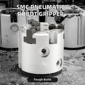 Pinza Neumática de Doble Acción SMC de 2/3/4 Dedos, Cilindro de Aire MHS2/MHS3/MHS4, Brazo Robótico Colaborativo, Paralelo, 6 Meses - Product Image 2