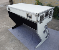 Mejor Mesa de DJ para Principiantes, Mesa de DJ Portátil con Estuche, Mesa de DJ Portátil en Forma de Z