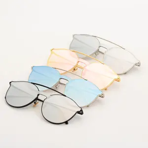 2020 new fashion colorful sunglasses for men and women Metallic resin light color sunglasses Factory in Shenzhen, China