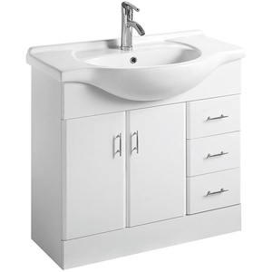 Est-lavabo de cerámica de lujo para baño, mueble de lavabo individual, diseño de buque de lavandería - Product Image 3