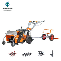 Motoculteur diesel agricole 10 CV de haute qualité avec largeur de travail de 80 cm, roulement à billes et fonction de désherbage