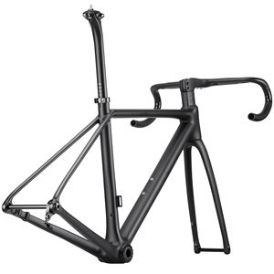 Cadre de vélo de <span class=keywords><strong>route</strong></span> en carbone intégral AIRWOLF YFR039 T1200 Endurance avec axe traversant, frein à disque, avec boîtier de pédalier t47, patte arrière UDH - Product Image 2
