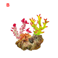 Vente en gros de résine artificielle corail décoration de réservoir d'eau de mer aménagement paysager décoration d'aquarium grand récif de corail de mer coloré