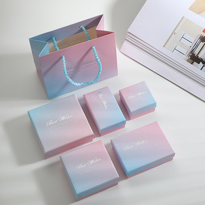 Cajas de Regalo de Cartón con Logotipo Personalizado para Joyería, Modernas, de Lujo, Reciclables, Exquisitas, para Lápiz Labial, Collar, Anillo, Pulsera, Boda - Product Image 2