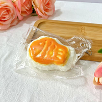 Jouet Squishy Thème Goûter d'Après-midi, pour Enfants de 5 à 7 Ans, Non Toxique, TPE Qualité Alimentaire, Solide, Super Doux, à Remontée Lente, Anti-Stress Sensoriel, Personnalisable