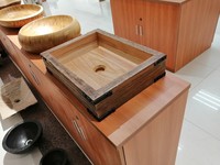 Столешница прямоугольная раковина ручной работы кухонная раковина одна чаша мраморный камень желтый бежевый 3 года первый камень квадратный стандарт